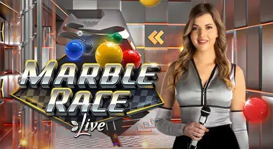 Marble Race von Evolution bei Mr Jones Casino